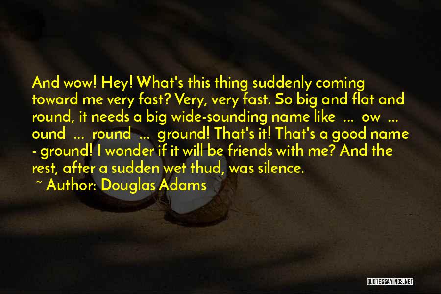 Fast Friends Quotes By Douglas Adams