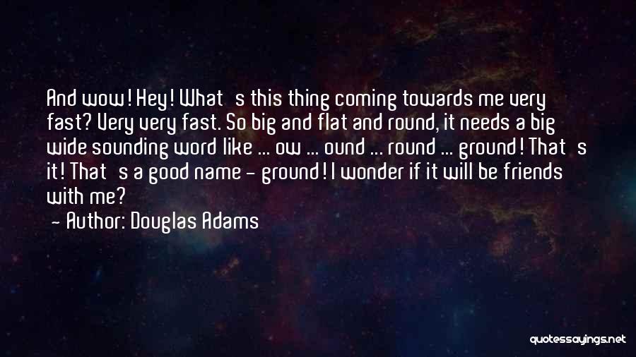 Fast Friends Quotes By Douglas Adams