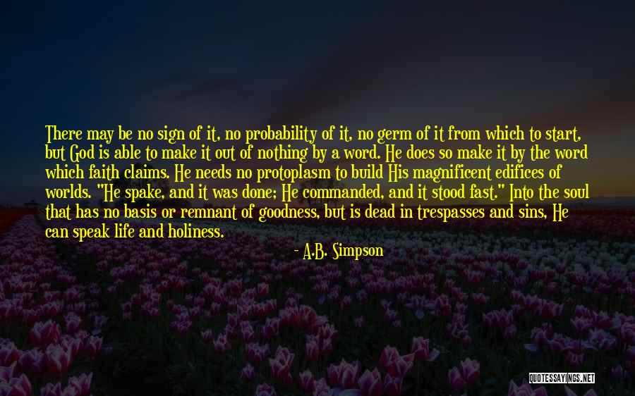 Fast Life Quotes By A.B. Simpson Fast Life Quotes By A.B. Simpson