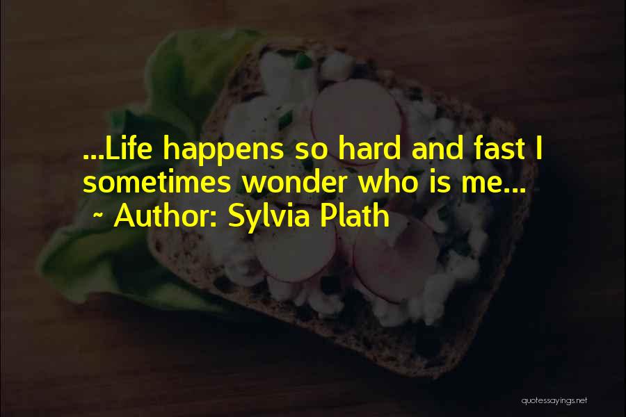 Fast Life Quotes By Sylvia Plath