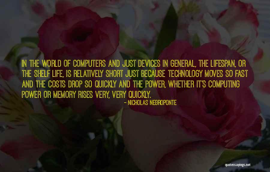 Fast Moving Life Quotes By Nicholas Negroponte