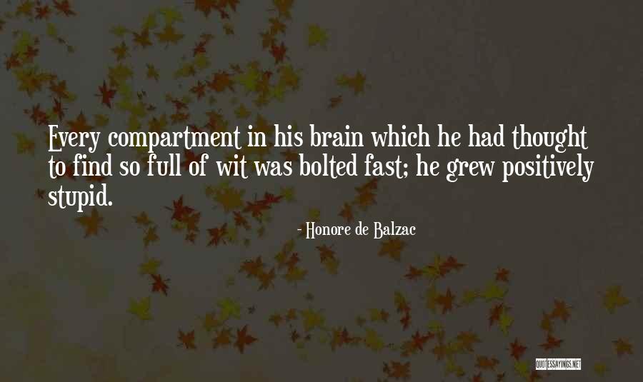 Fast Thought Quotes By Honore De Balzac Fast Thought Quotes By Honore De Balzac