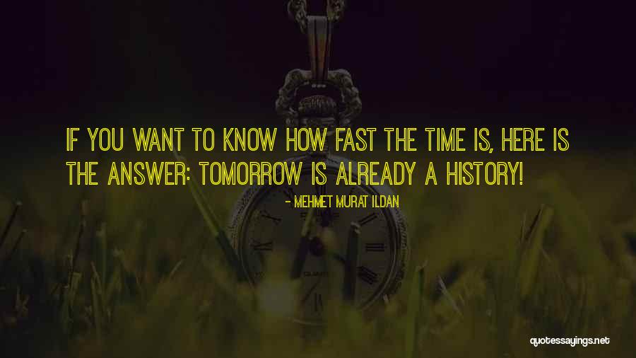 Fast Time Quotes By Mehmet Murat Ildan