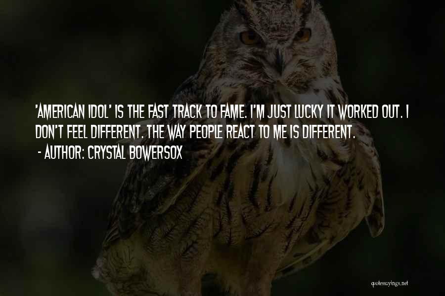 Fast Track Quotes By Crystal Bowersox