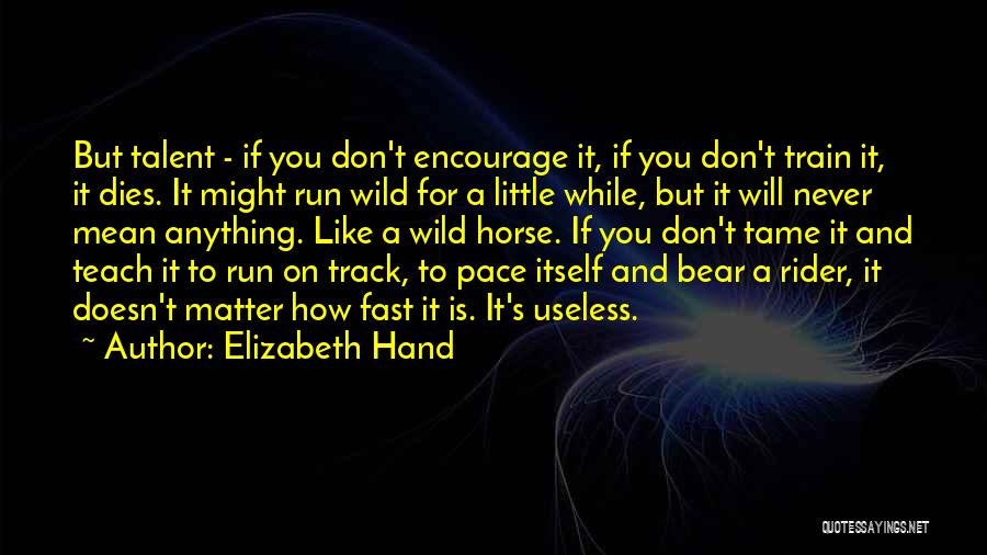 Fast Track Quotes By Elizabeth Hand