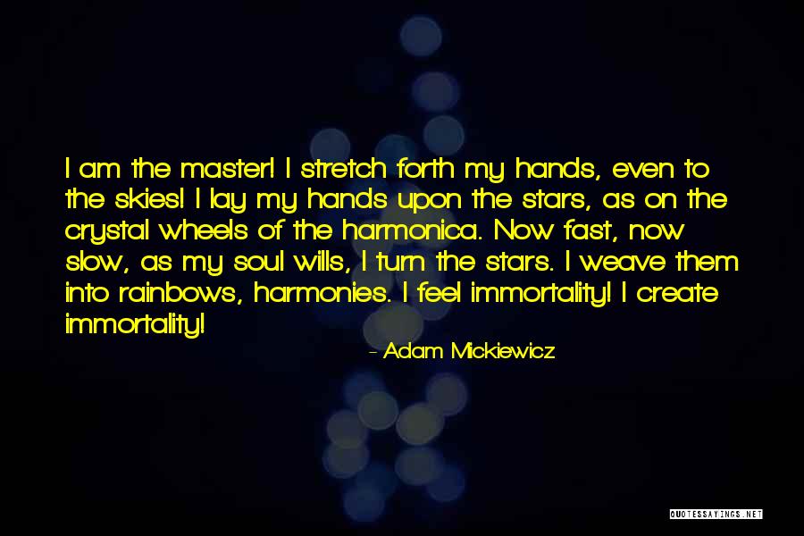 Fast Wheels Quotes By Adam Mickiewicz