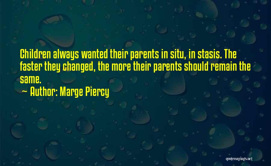 Faster Life Quotes By Marge Piercy