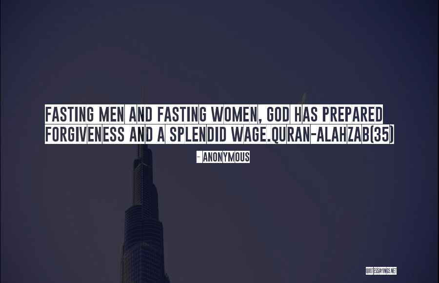 Fasting In Ramadan Quotes By Anonymous