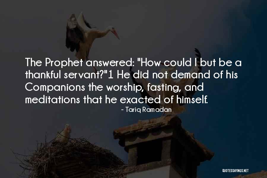 Fasting In Ramadan Quotes By Tariq Ramadan