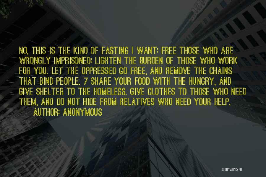 Fasting Quotes By Anonymous