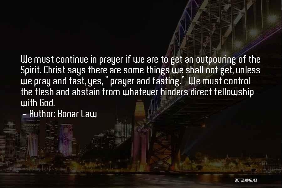 Fasting Quotes By Bonar Law