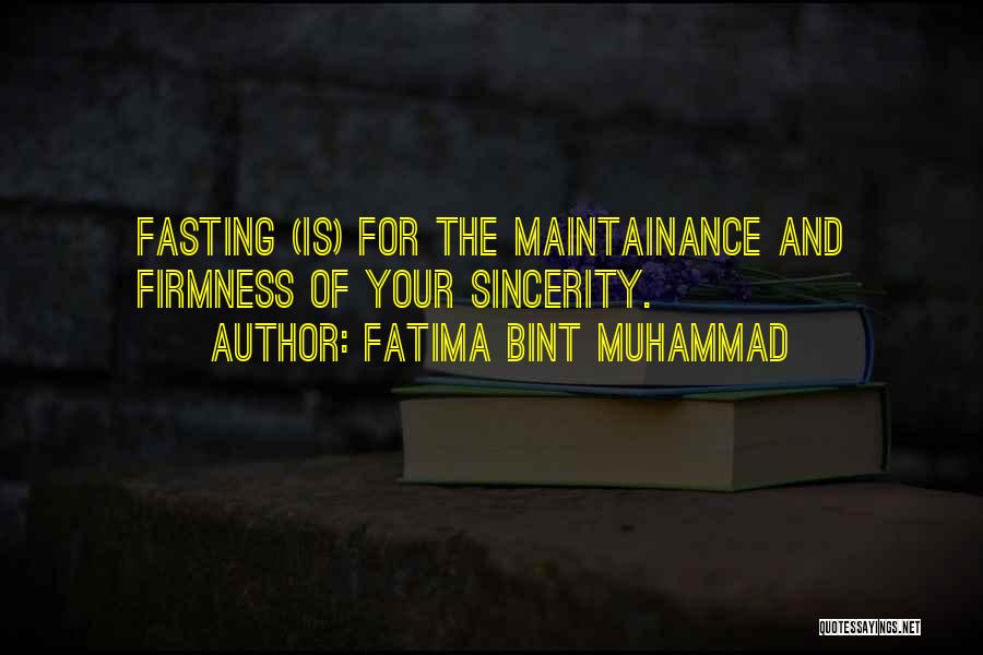 Fasting Quotes By Fatima Bint Muhammad