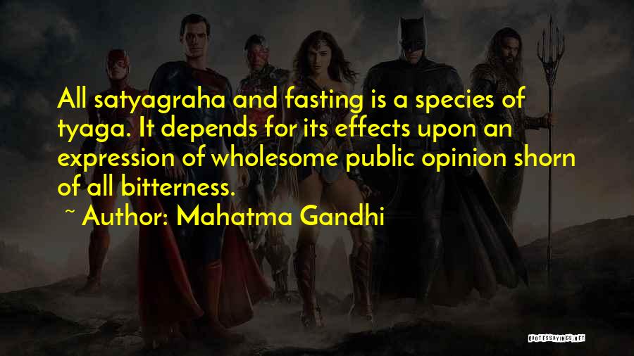 Fasting Quotes By Mahatma Gandhi