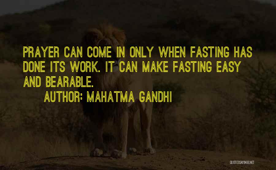 Fasting Quotes By Mahatma Gandhi