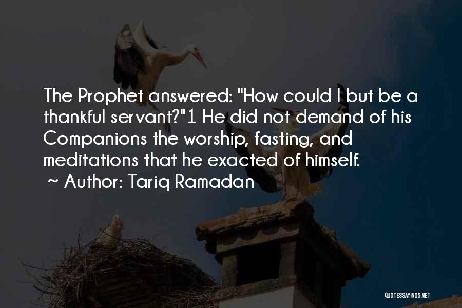 Fasting Quotes By Tariq Ramadan