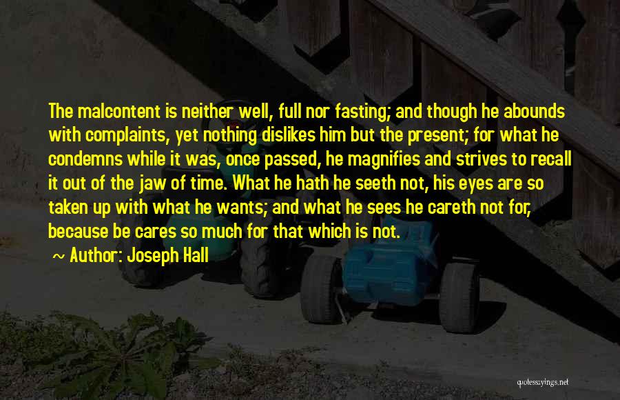 Fasting Time Quotes By Joseph Hall