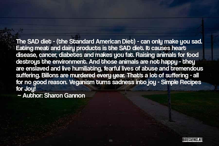 Fat And Sad Quotes By Sharon Gannon