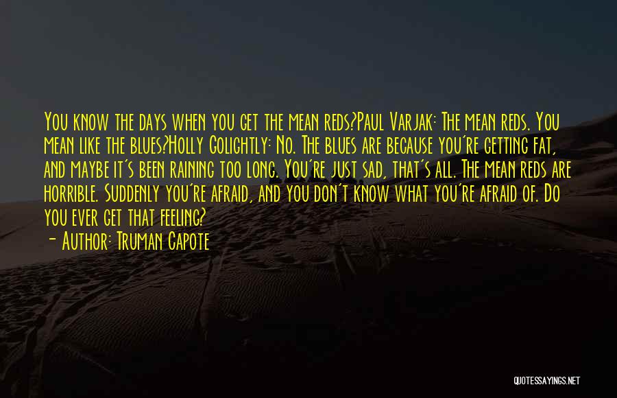 Fat And Sad Quotes By Truman Capote