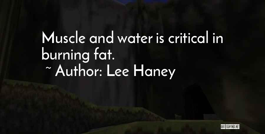 Fat Burning Quotes By Lee Haney