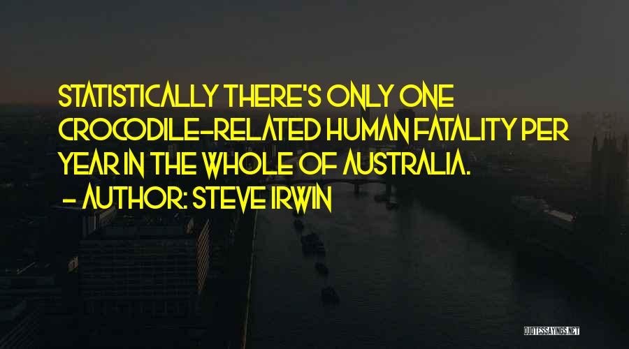 Fatality Quotes By Steve Irwin