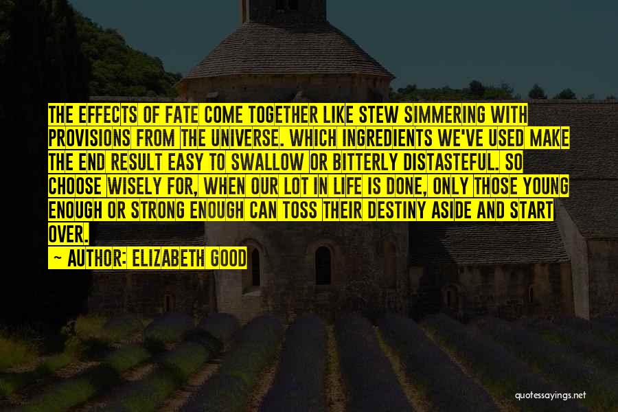 Fate And Destiny Quotes By Elizabeth Good