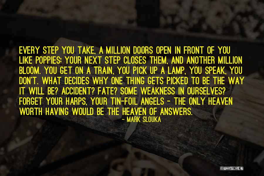 Fate Decides Quotes By Mark Slouka Fate Decides Quotes By Mark Slouka