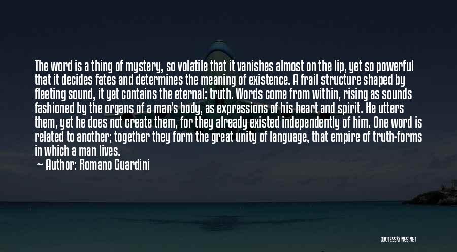 Fate Decides Quotes By Romano Guardini