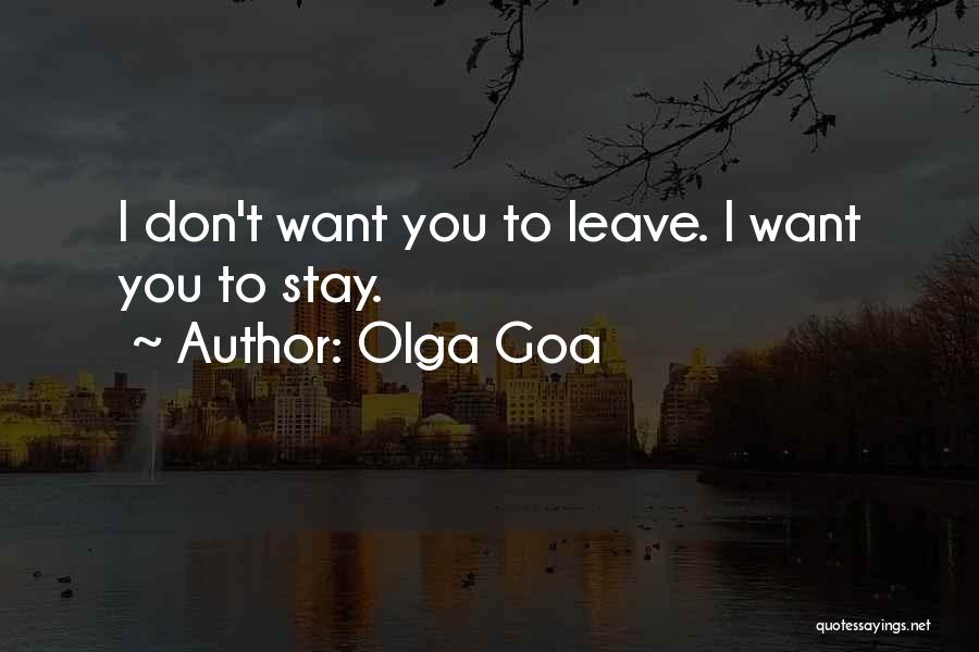 Fateful Love Quotes By Olga Goa