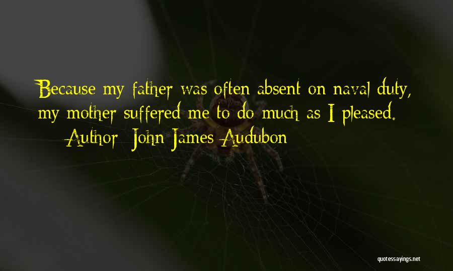 Father Absent Quotes By John James Audubon