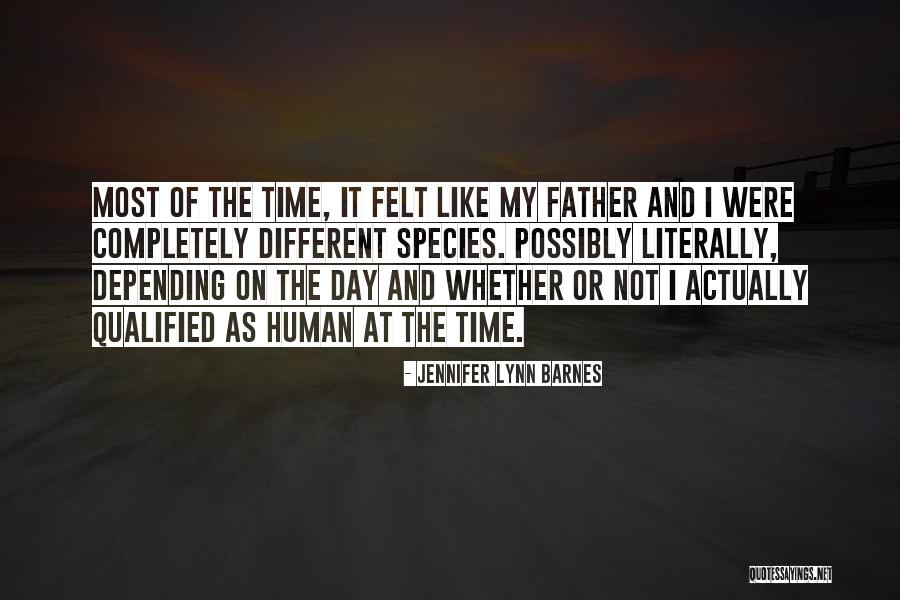 Father And Daughter Quotes By Jennifer Lynn Barnes