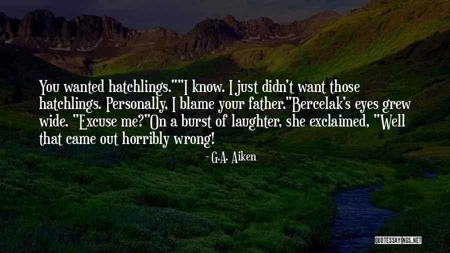 Father Children Quotes By G.A. Aiken Father Children Quotes By G.A. Aiken