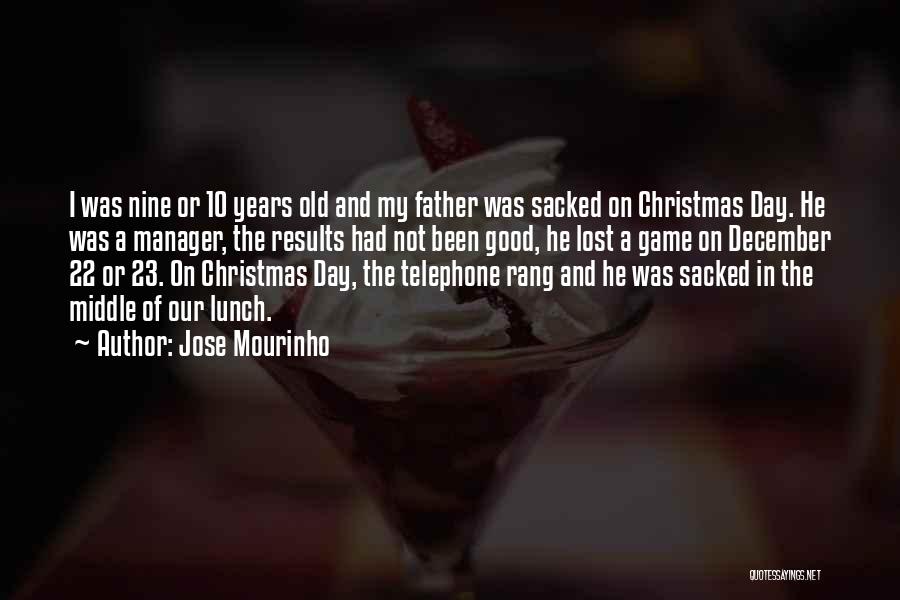 Father Christmas Quotes By Jose Mourinho