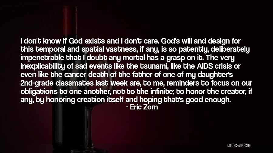 Father Daughter Care Quotes By Eric Zorn Father Daughter Care Quotes By Eric Zorn