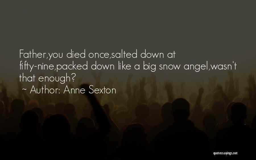 Father Died Quotes By Anne Sexton