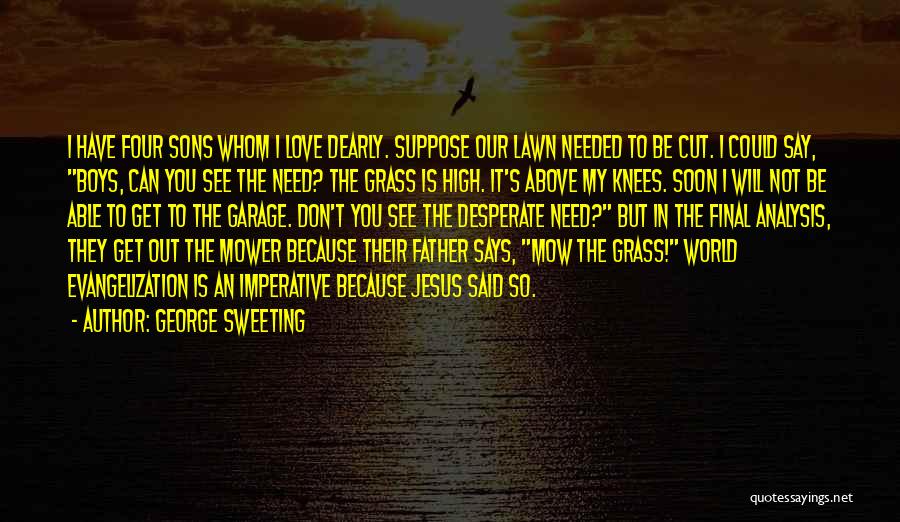 Father N Son Love Quotes By George Sweeting