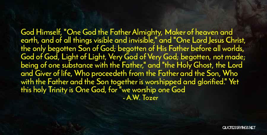 Father Son Life Quotes By A.W. Tozer