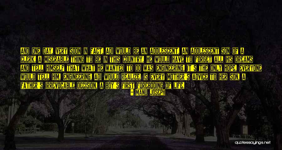 Father Son Life Quotes By Manu Joseph Father Son Life Quotes By Manu Joseph