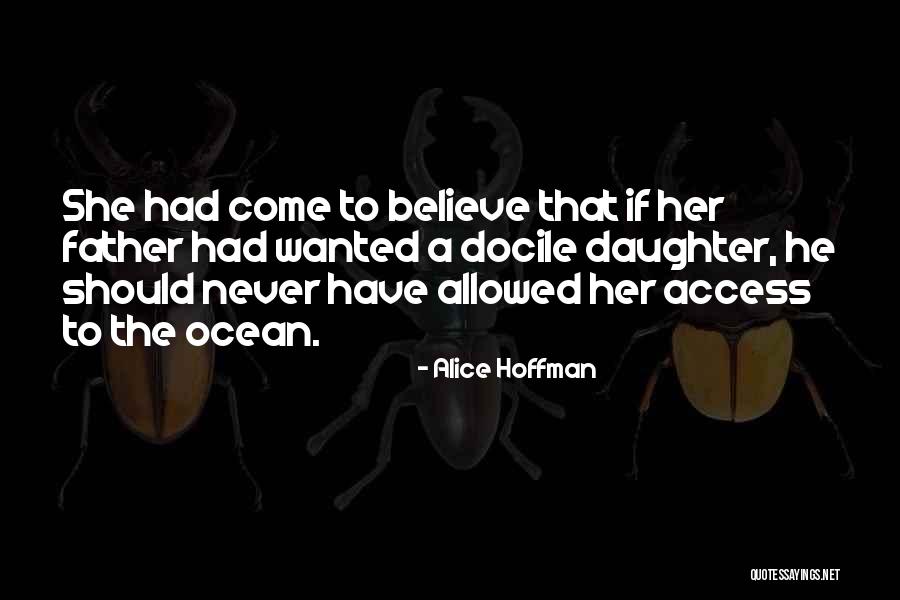 Father To Her Daughter Quotes By Alice Hoffman