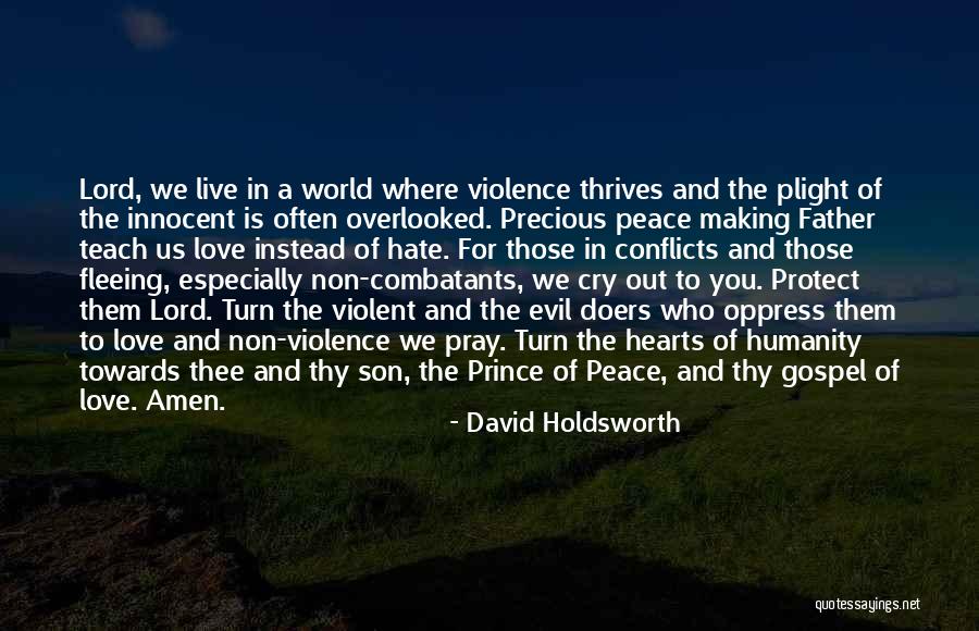 Father's Love For Son Quotes By David Holdsworth