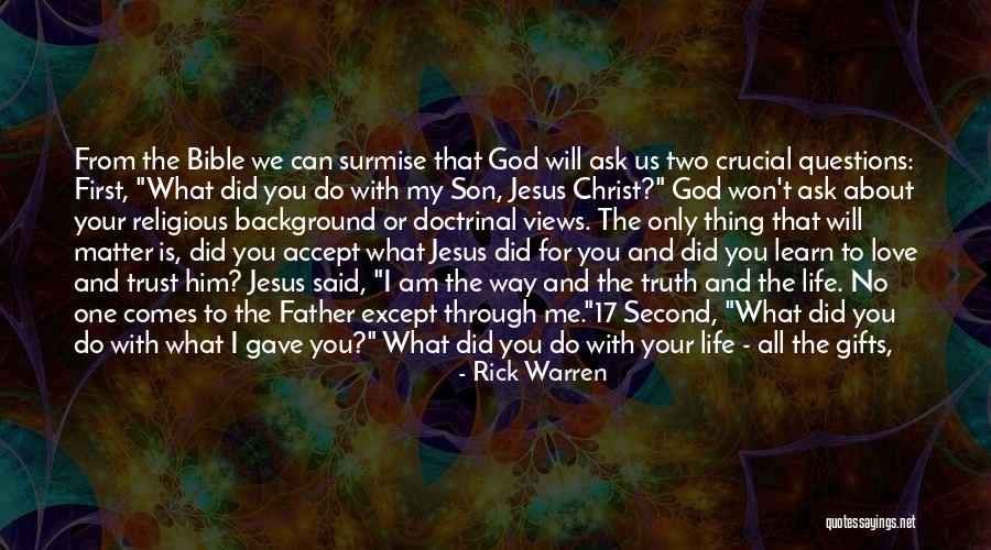Father's Love For Son Quotes By Rick Warren Father's Love For Son Quotes By Rick Warren