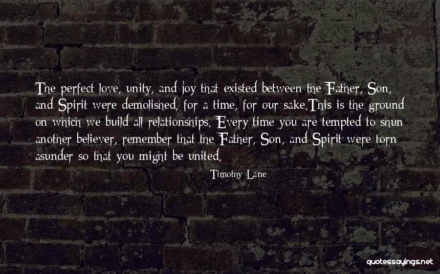 Father's Love For Son Quotes By Timothy Lane