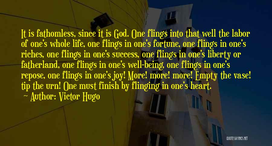 Fathomless Quotes By Victor Hugo
