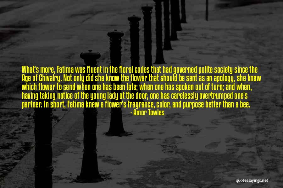 Fatima Is Fatima Quotes By Amor Towles Fatima Is Fatima Quotes By Amor Towles