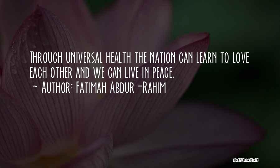 Fatimah Abdur-Rahim Quotes 1355683