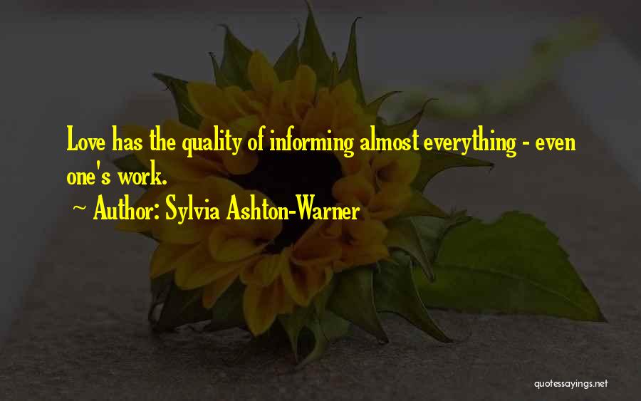 Fauji Wife Quotes By Sylvia Ashton-Warner