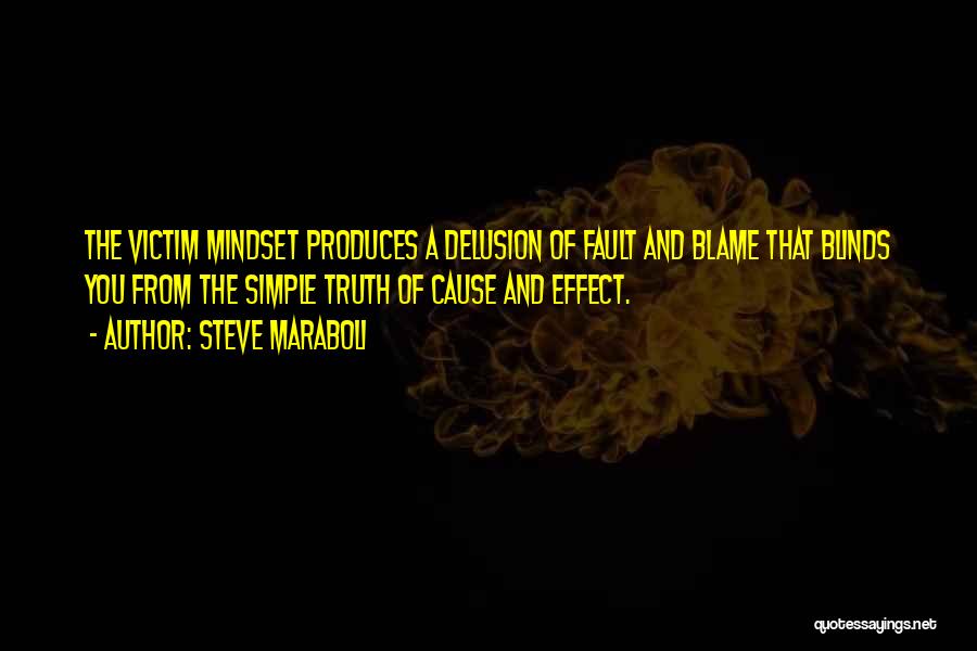 Fault Blame Quotes By Steve Maraboli