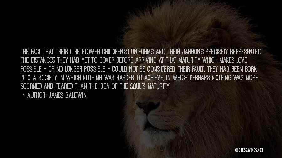 Fault In Love Quotes By James Baldwin