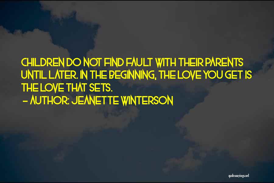 Fault In Love Quotes By Jeanette Winterson