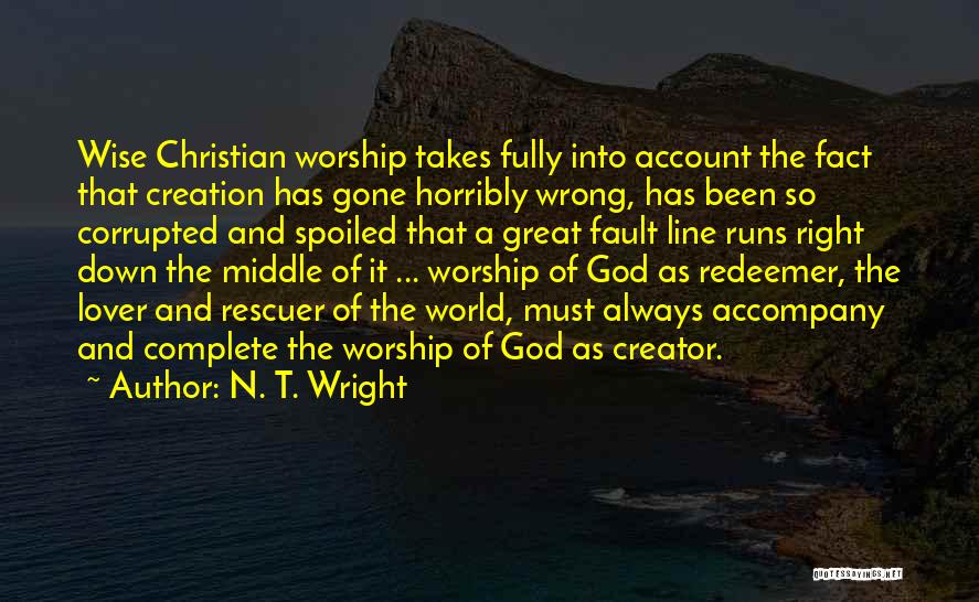 Fault Line Quotes By N. T. Wright