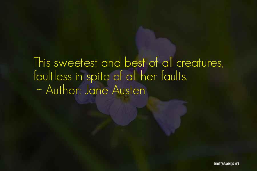 Faultless Quotes By Jane Austen